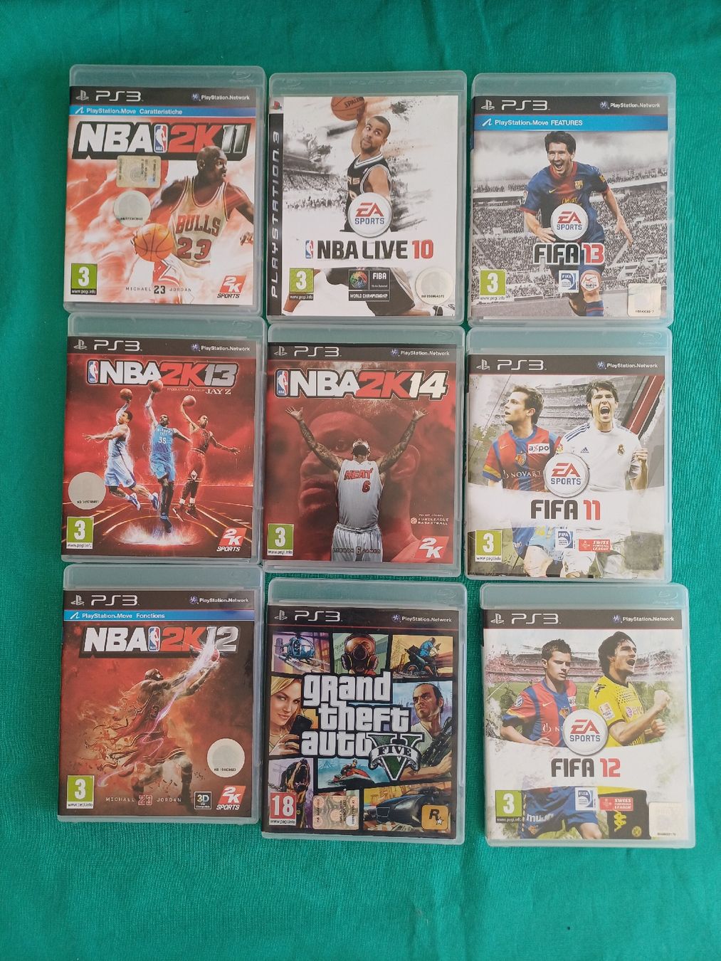 Spiele: Lotto giochi PS3: FIFA, NBA e GTA – Gebraucht aus Minusio von ele_gp89