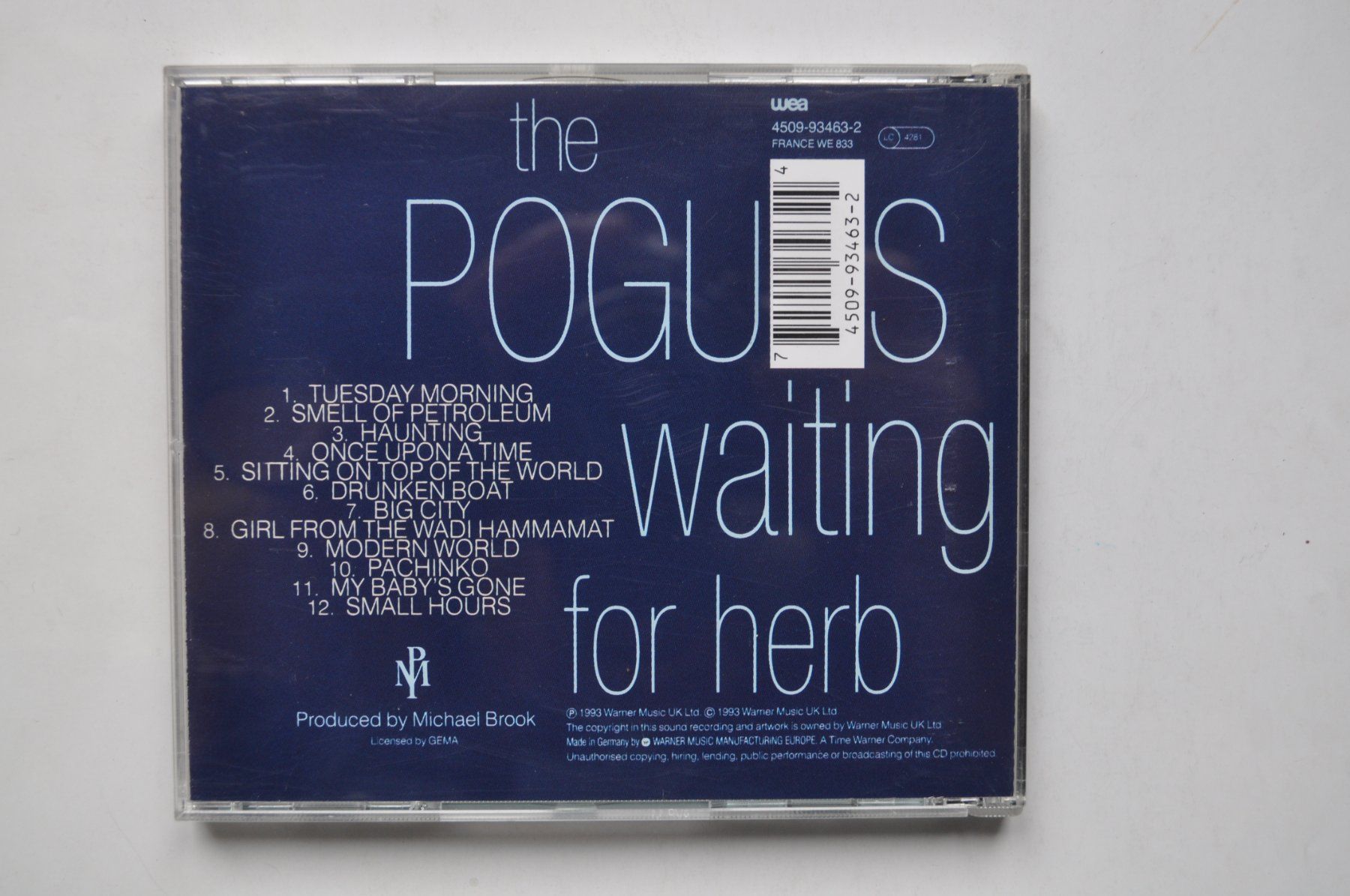 CD: Pogues - Warning For Herb – Usato da Marin-Epagnier venduto da Vinil68 1