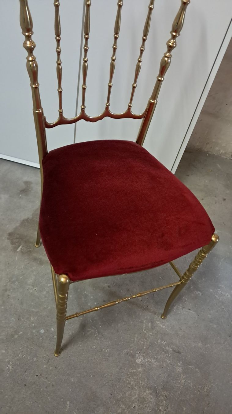 Sedie: Messing Stuhl Art Deco um 1910 – Nuovo (secondo la descrizione) da Lufingen venduto da E-Auktion 4