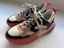 Maison Scotch Sneakers Grösse 38 Damen Schuhe bunt Leder Use