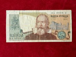 ITALIA - DueMila Lire 8 Ottobre 1973 - GALILEO GALILEI