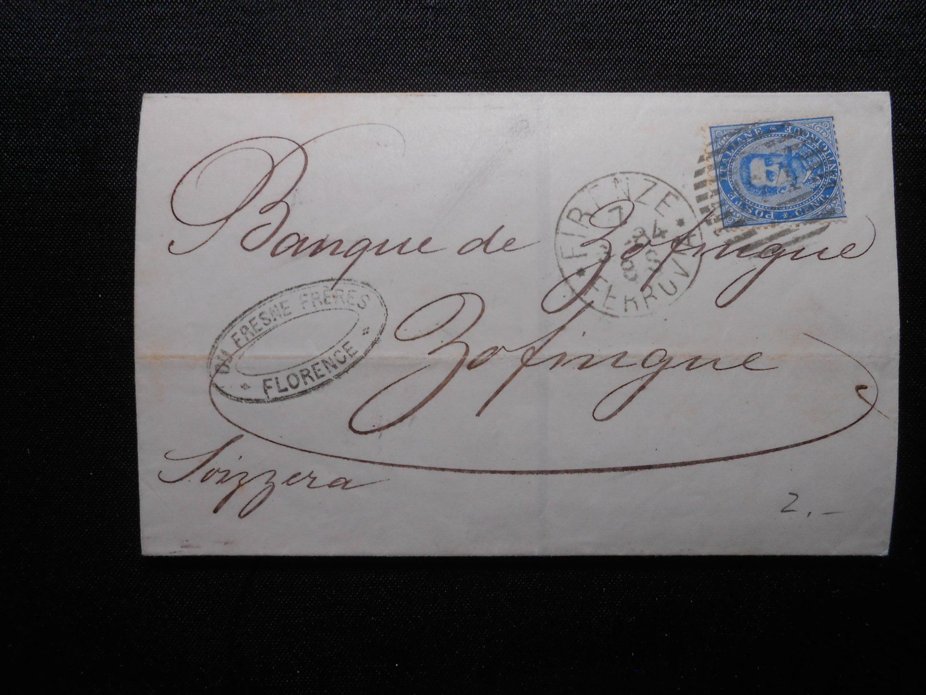 Alle Briefmarken: Italien  Mi 40A  25C  Brief  8.Vl.84 – Gebraucht aus Hallwil von pkaiser44 3