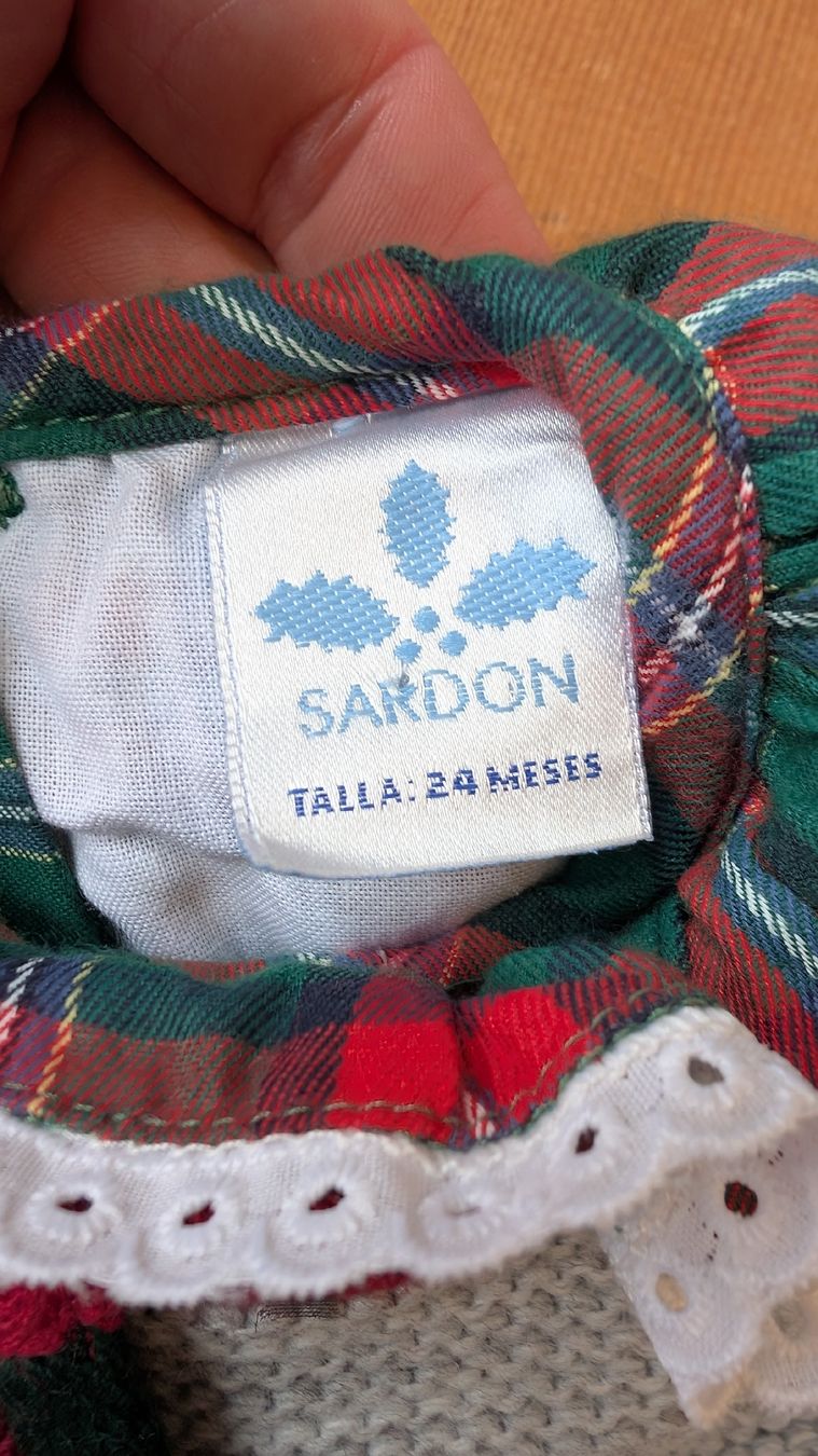 Lotti & Set di vestiti: NEU Sardon Mädchen Set Karomuster, rot + grün + grau | 74 – Nuovo e nell'imballaggio originale da Netstal venduto da fraeulein_zart 1