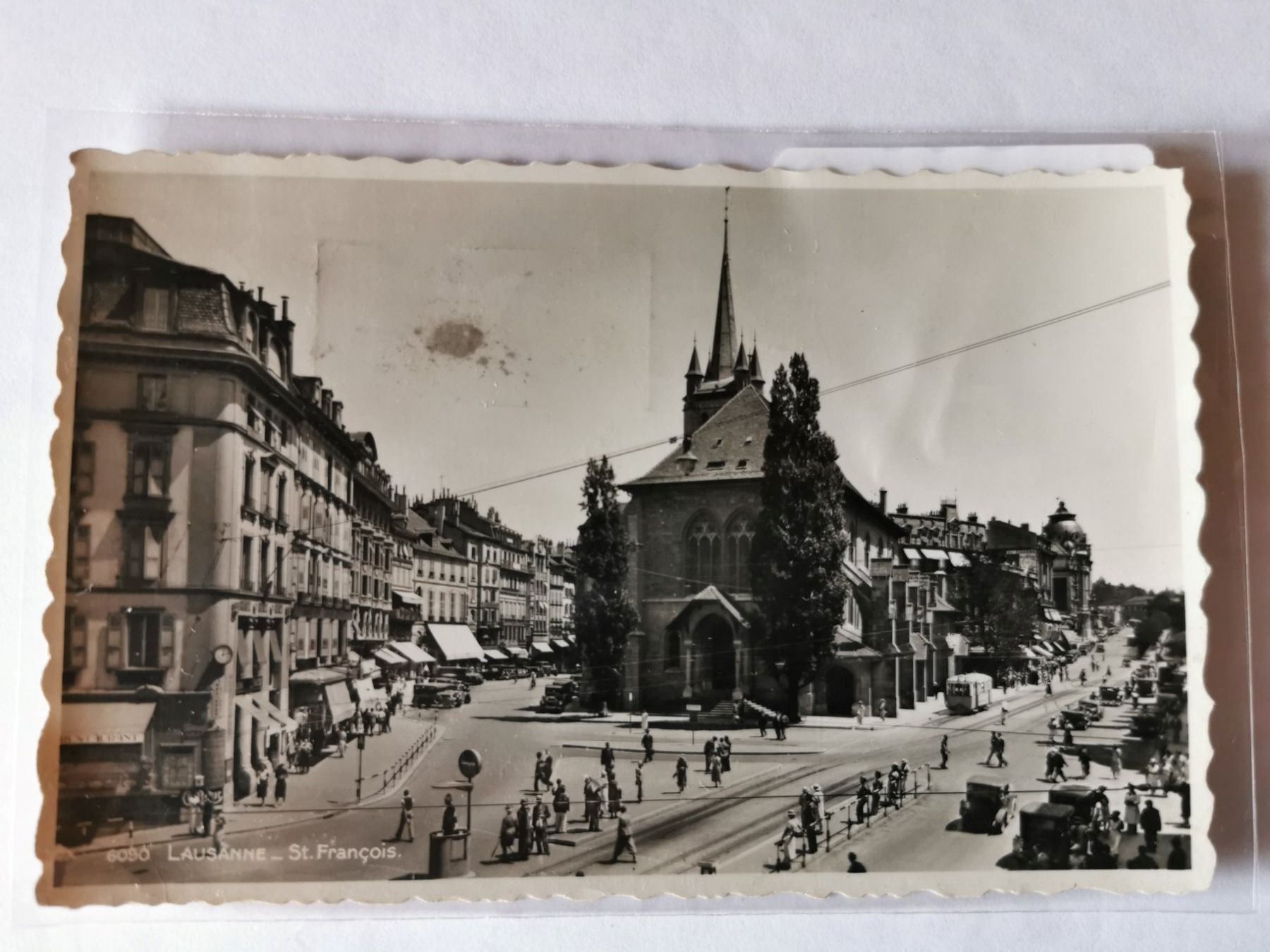 Cartoline postali: CP Lausanne - St. François 1950 – Usato da Pailly venduto da jme99