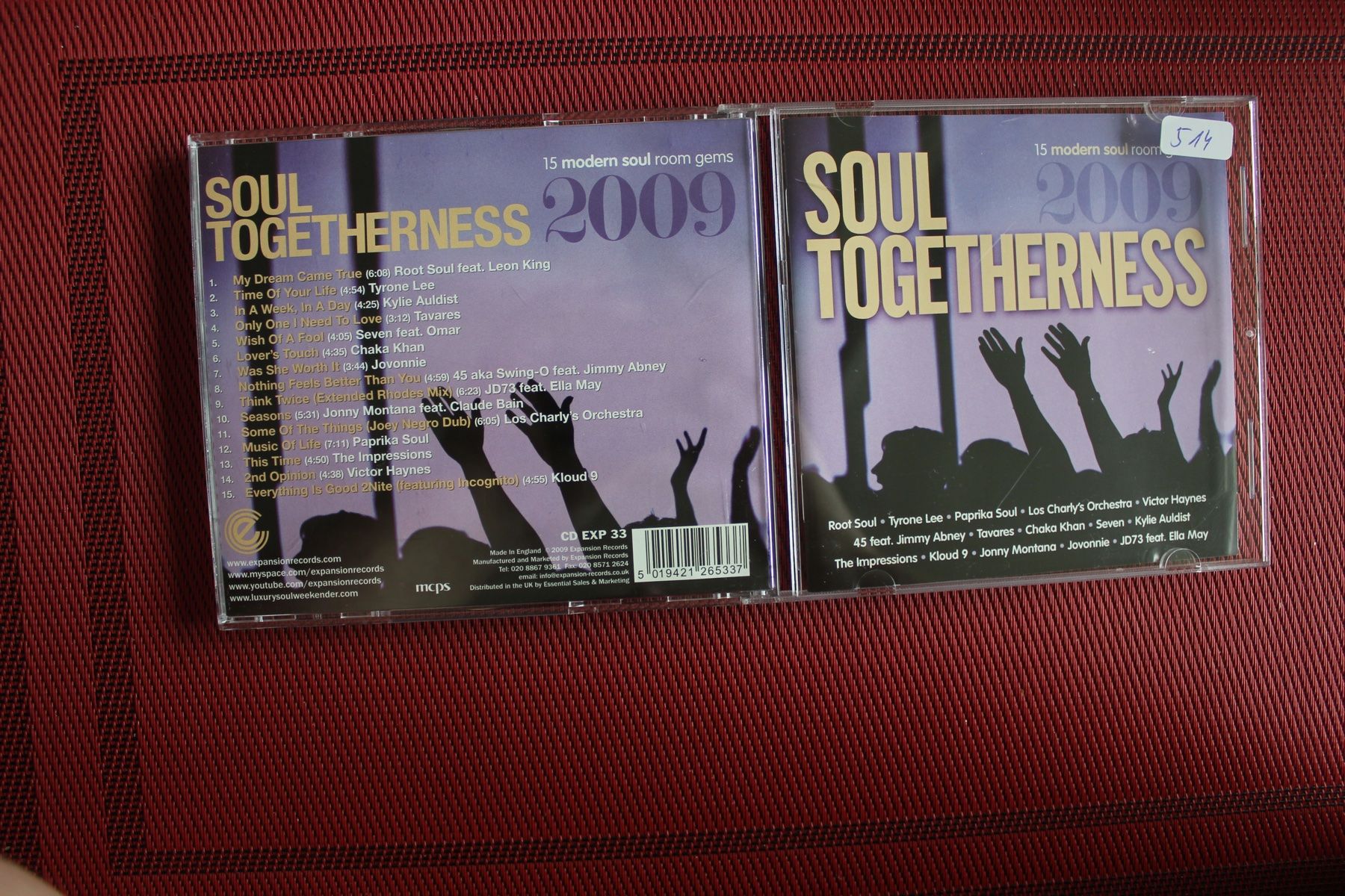 CD: Various - Soul Togetherness 2009 CD (514) – Usato da Geroldswil venduto da CD-Verkauf-2022