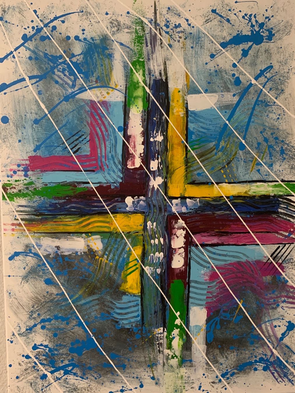 Dipinti: Acrylmalerei (handgemalt) – Nuovo e nell'imballaggio originale da Vitznau venduto da cat_qsh8 1
