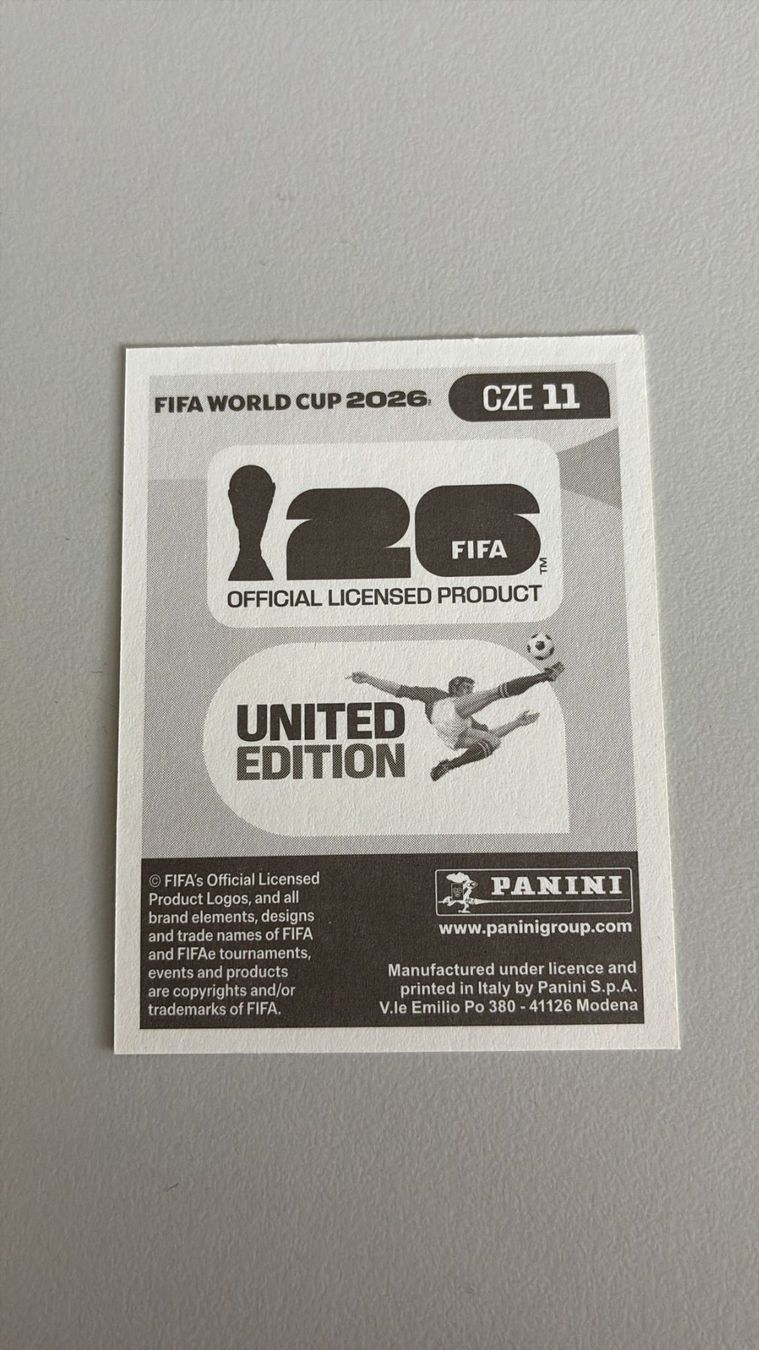 Panini Sammelbilder & Trading cards: Carte panini 2026 - CZE 11 – Neu (gemäss Beschreibung) aus La Neuveville von Ibo2300 1
