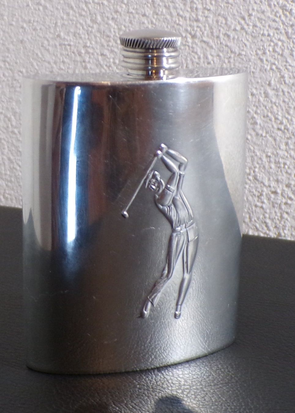 Altro: Flachmann mit Golfszene ALCHEMY PEWTER ENGLAND – Usato da Dübendorf venduto da mar_85sd