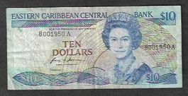 Est. Caribbean   10  Dollars  Gebraucht