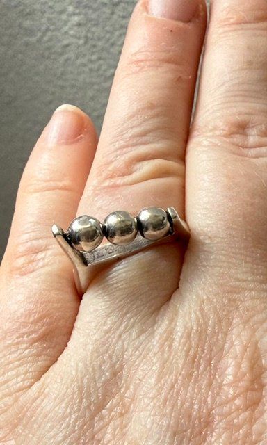 Ringe: Vintage Ring Silber 925 mit Kugeln – Gebraucht aus Osco von Electric_Elsie 2