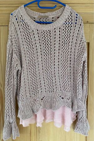 Leichter Strickpullover mit Top – TWINSET Gr. M