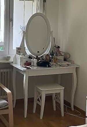 Tavoli da trucco: HEMNES Schminktisch mit Spiegel dressing table with mirror – Usato da Birmensdorf ZH venduto da szy_5lsn