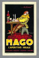 MAUZAN, MAGO L'APERITIVO IDEALE, *, ECCEZIONALMENTE RARA!