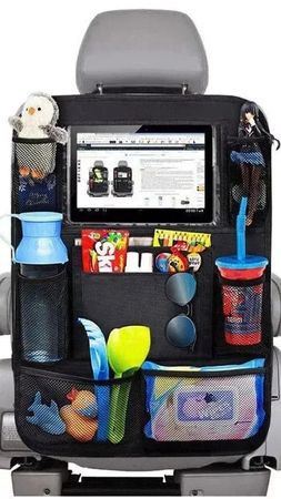 Autositz Organizer mit Tabletfach Schwarz 60*40*0.5