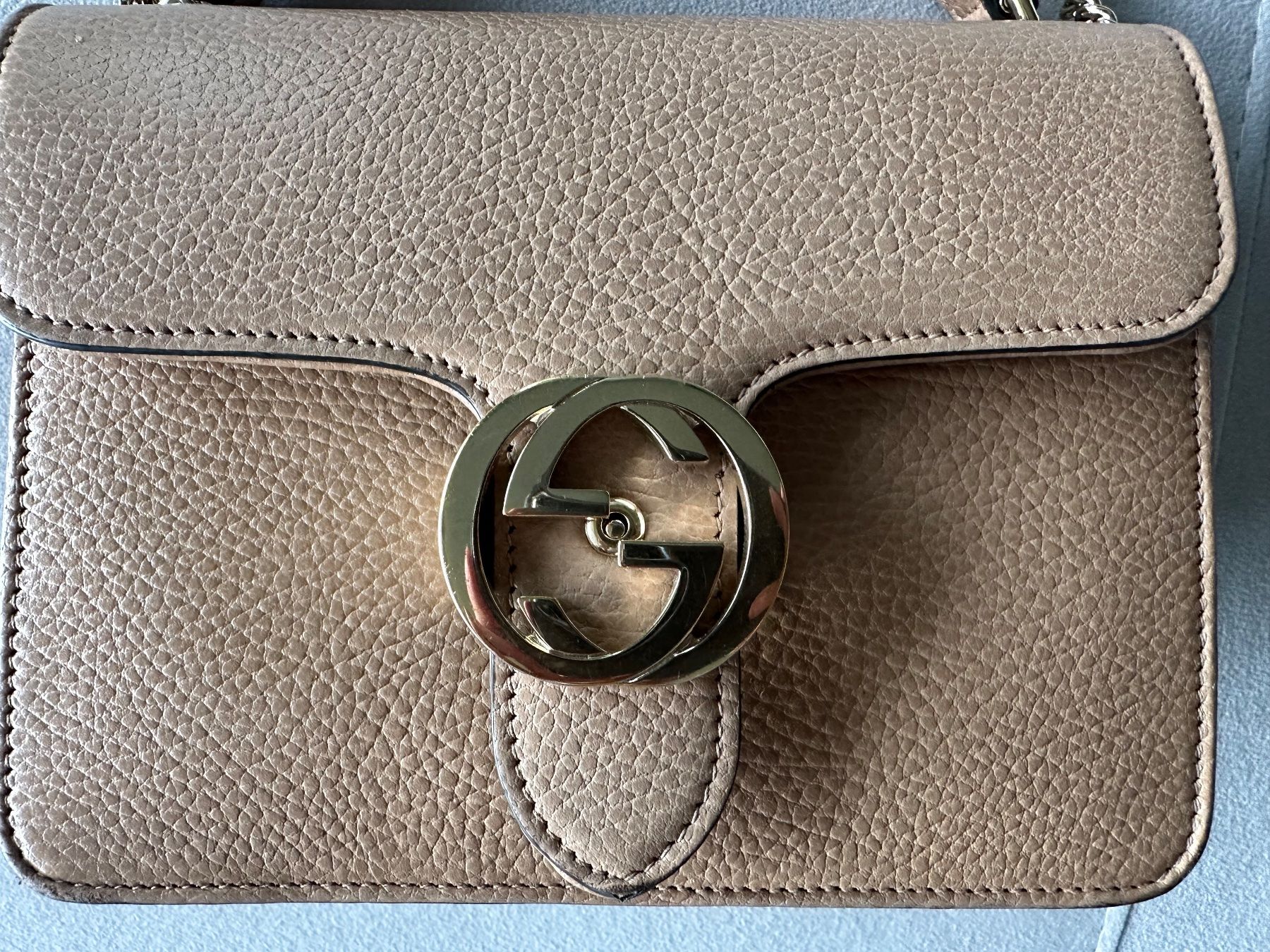 Gucci Borse da donna: Gucci Interlocking G Handtasche Beige – Usato da Cham venduto da CBirinci 3