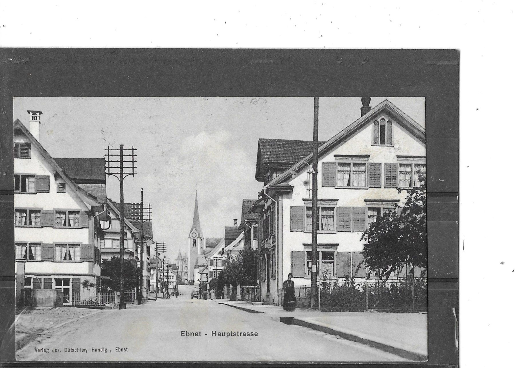 Cartoline postali: SG Ebnet 1911 Hauptstrasse – Usato da Schocherswil venduto da Wilare