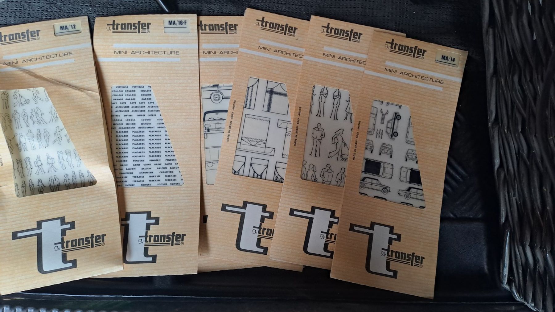 Baukästen: Calque architecte 6 pièces  les années 90s – Neu und originalverpackt aus Bernex von Dariafr