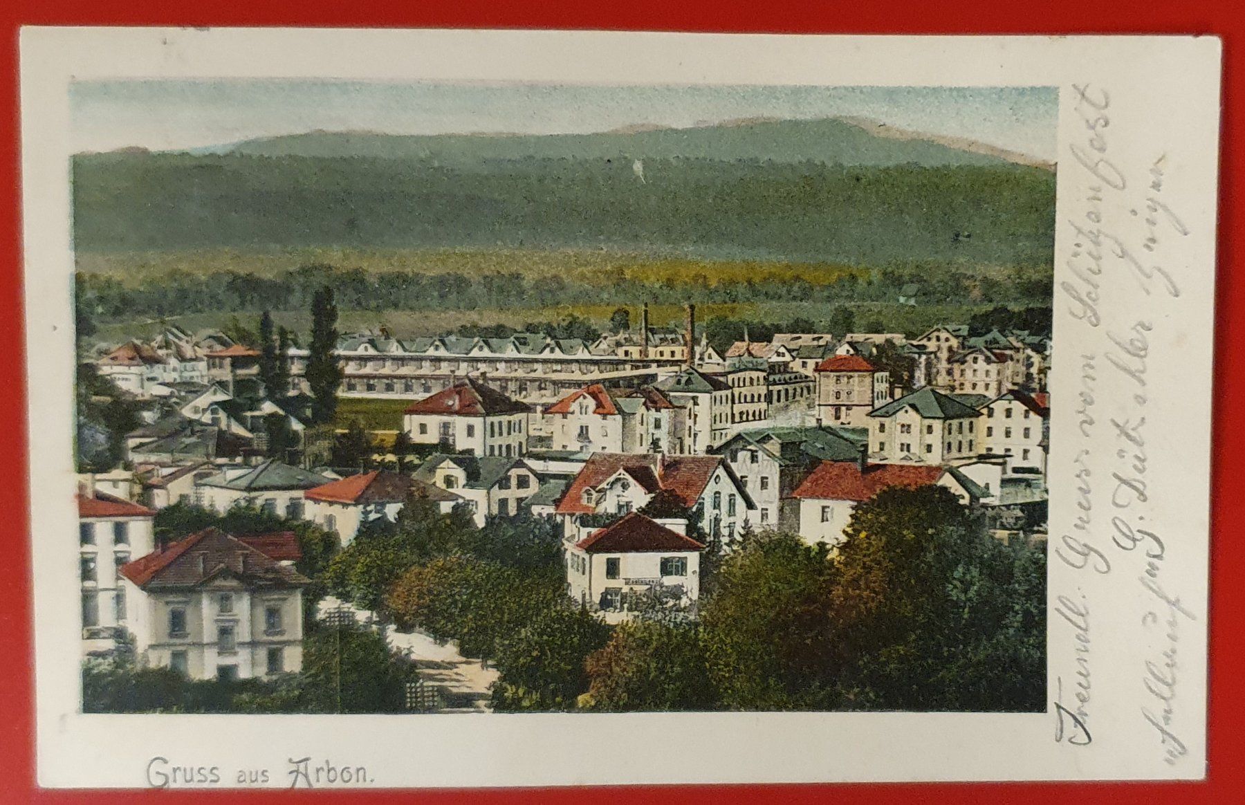 Cartoline postali: Gruss aus Arbon 1903 – Usato da Kreuzlingen venduto da Rschweiz1