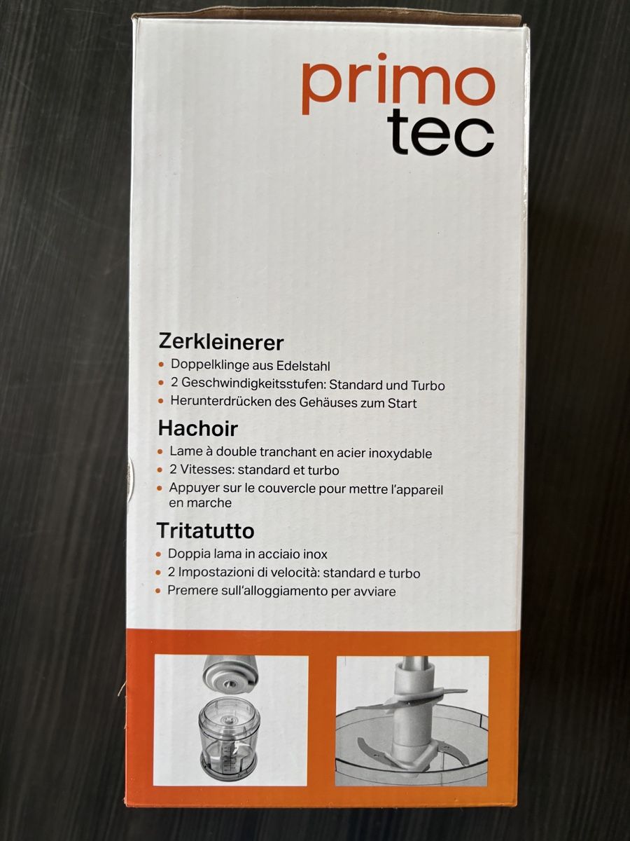 Elettrodomestici da cucina: primotec Zerkleinerer – Nuovo e nell'imballaggio originale da Langnau i. E. venduto da Marcos3550 2