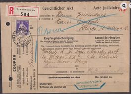 Q13) Gerichtliker Akt, Stempel Fraubrunnen