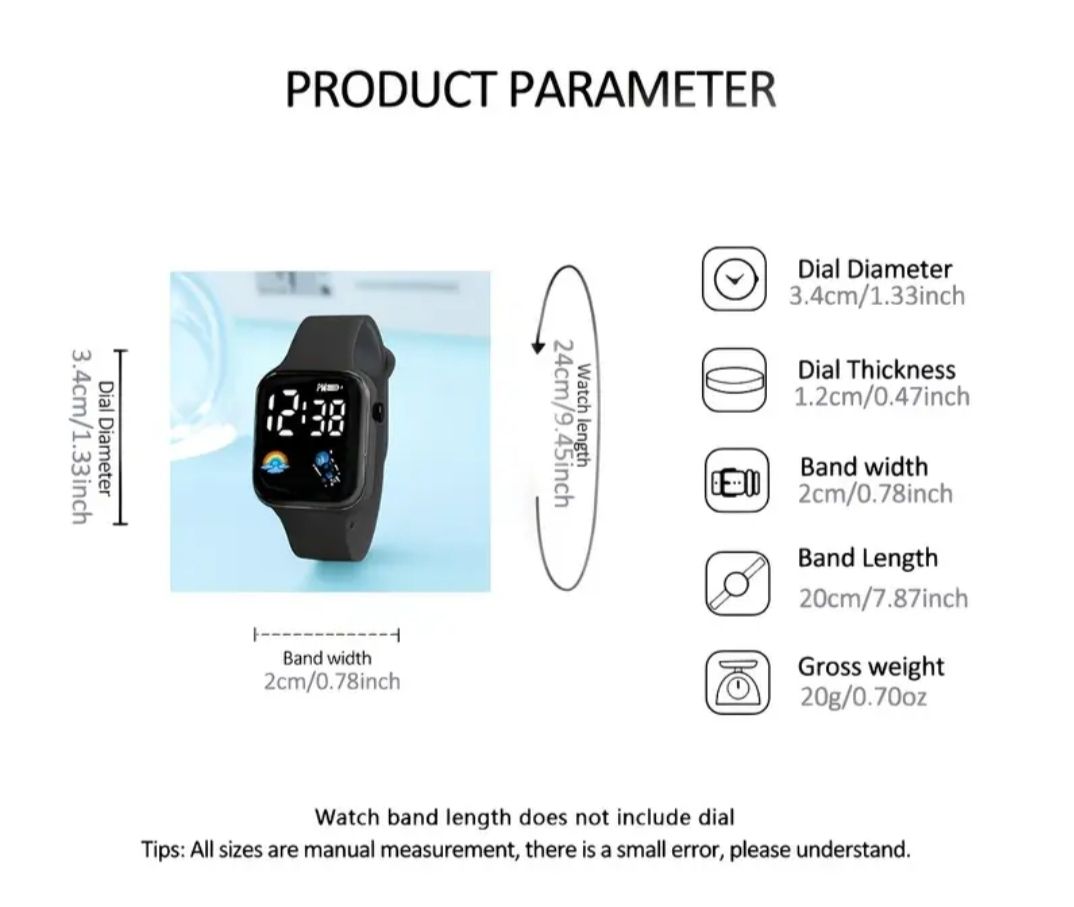 Altri gioielli: Coole Geschenkidee! Schwarze Digitaluhr + Schmuck Set. – Nuovo e nell'imballaggio originale da St. Erhard venduto da Lauko123 2