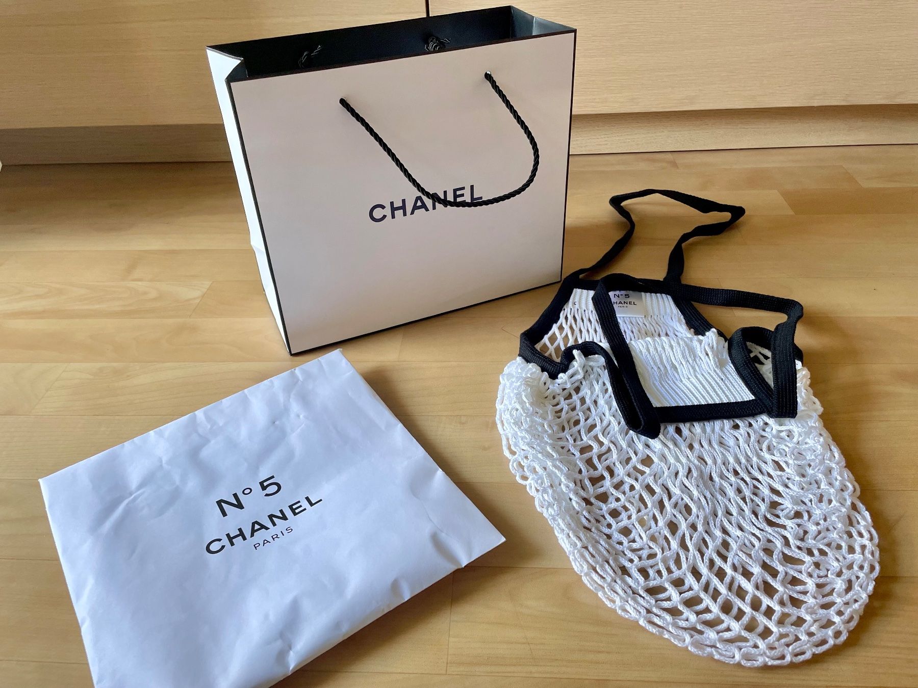 Chanel Borse da donna: CHANEL net mesh beach bag – Nuovo e nell'imballaggio originale da Zürich venduto da Angela_Fashion_Lover