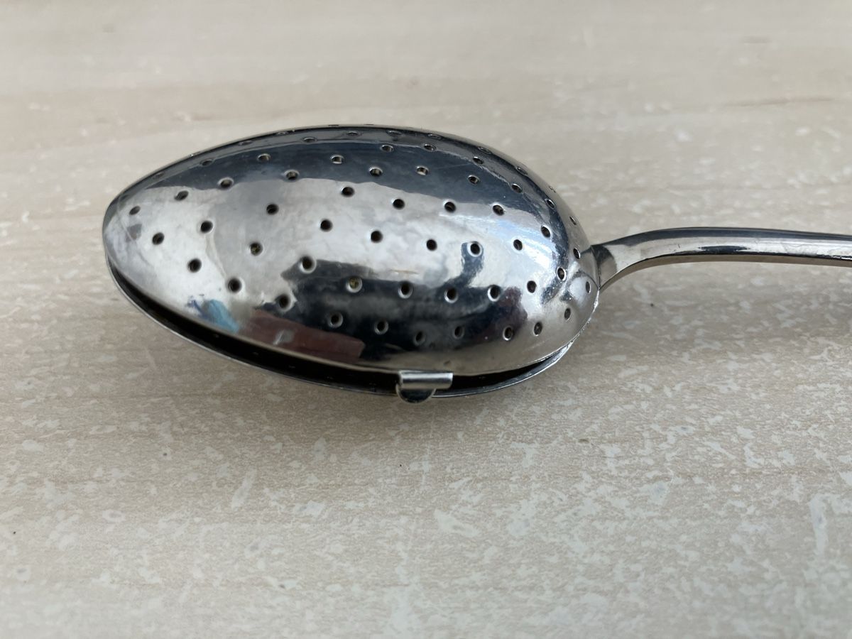 Cucchiai: Teesieb Löffel antik – Usato da Burgdorf venduto da blume016 3