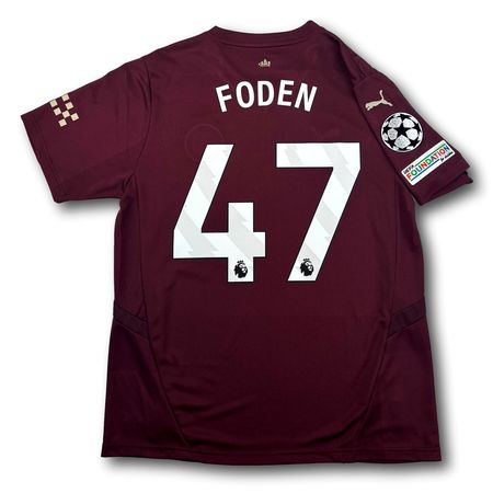 Manchester City – Saison 2024/25 – Ausweichtrikot – XL –Fode