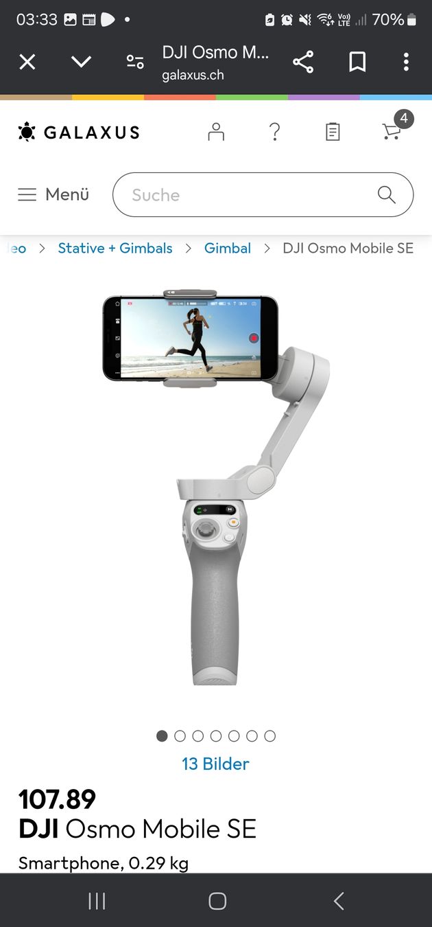 DJI Trépieds & Accessoires: DJI Osmo Mobile SE – Neuf (Voir description) à Diessbach b. Büren par MoniaSpeich 1