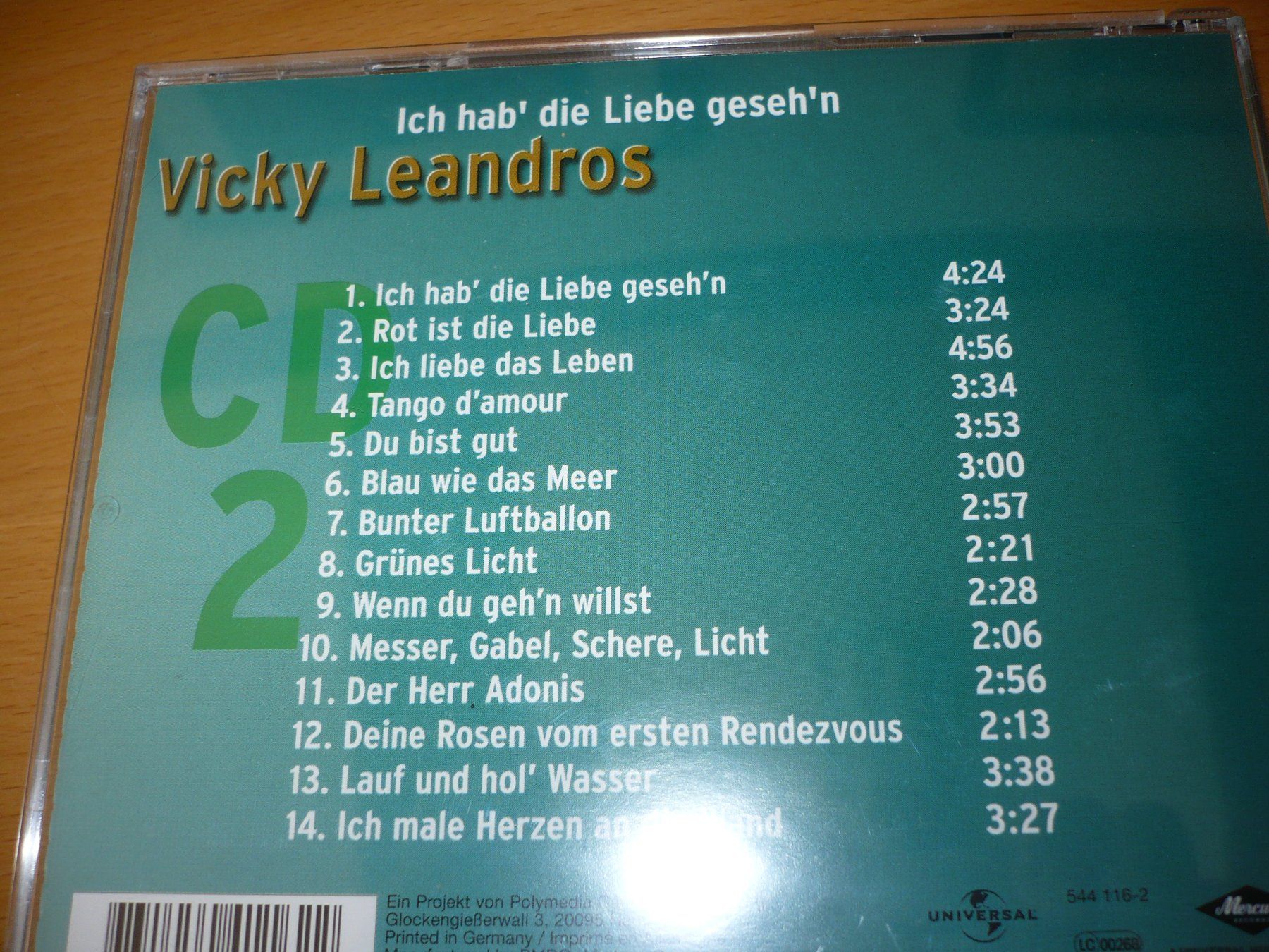 CD: VICKY LEANDROS 3 CD Box – Usato da Merzligen venduto da Marthe22 3