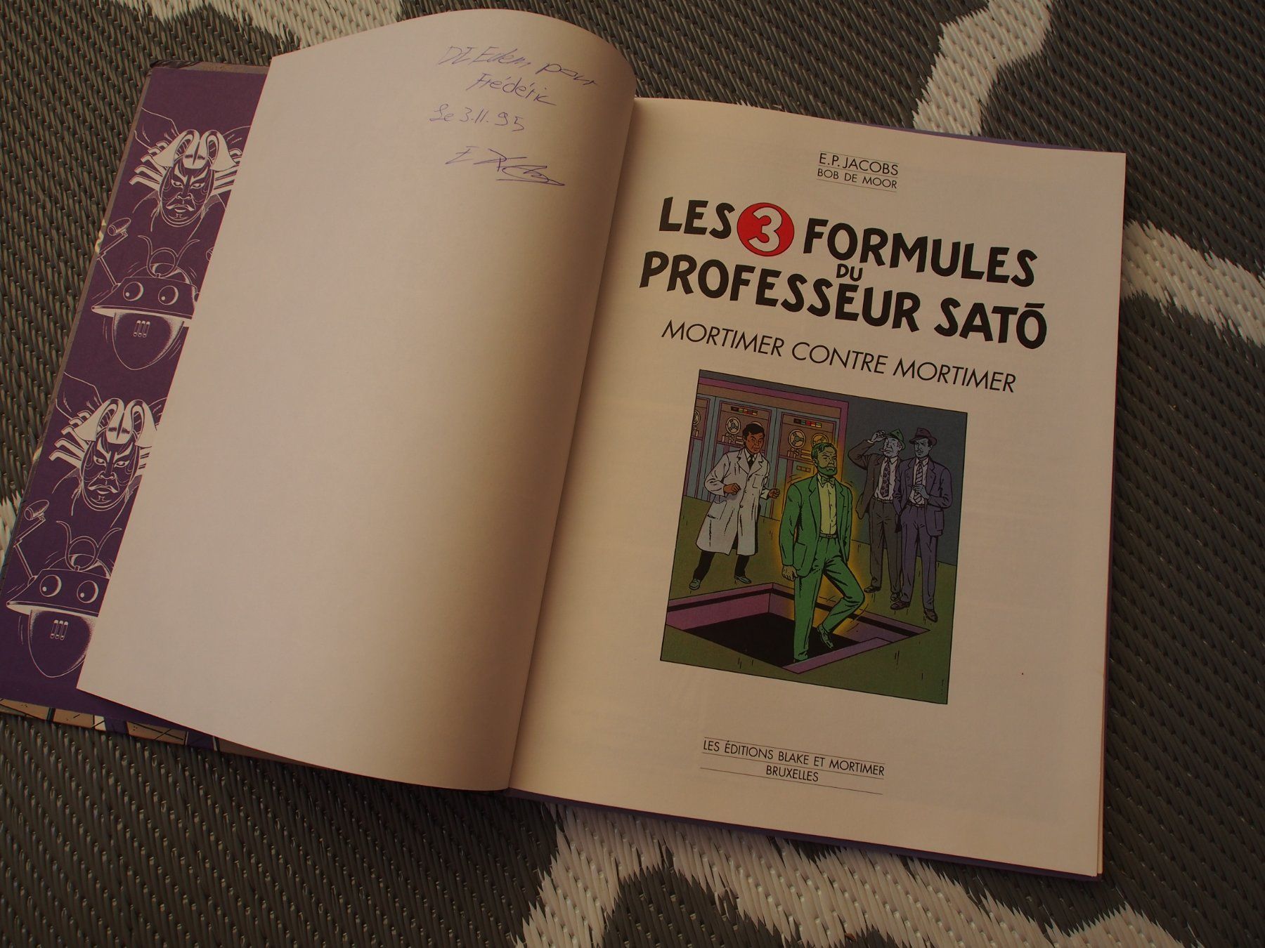 BD: black et mortimer 1990 les 3 formules du professeur sato – D'occasion à Ovronnaz par Etagne68 2