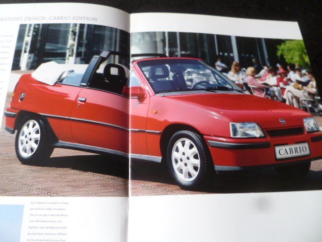 Opel Documenti: Opel Cabrio Edition Prospekt 1992 – Usato da Zofingen venduto da sosalinos01