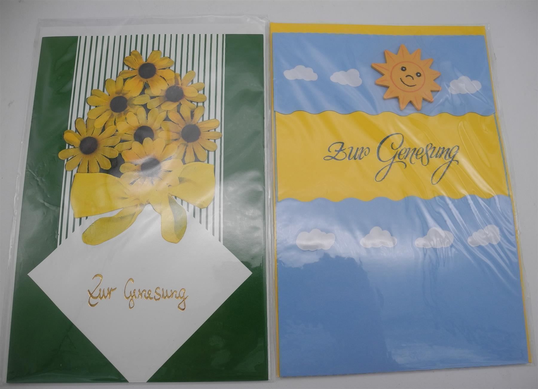 Cartoline: 4 Genesungskarten, Nr. i18 – Nuovo e nell'imballaggio originale da Kottwil venduto da Crazyrolf 2