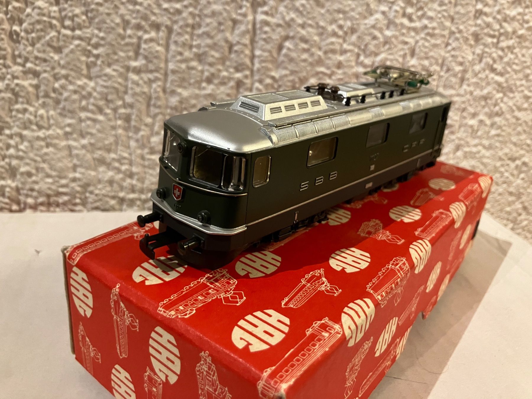 Hag Modellini di ferrovie: HAG Eisenbahn E-Lok  11107 grün – Usato da Schlieren venduto da mvm01 3