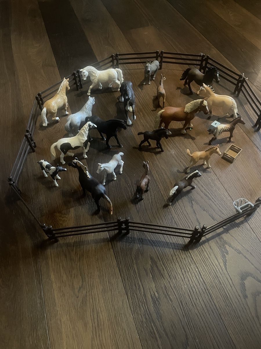 Schleich Spielzeuge: Grosse Schleich Pferdesammlung – Gebraucht aus Meiringen von Maersk