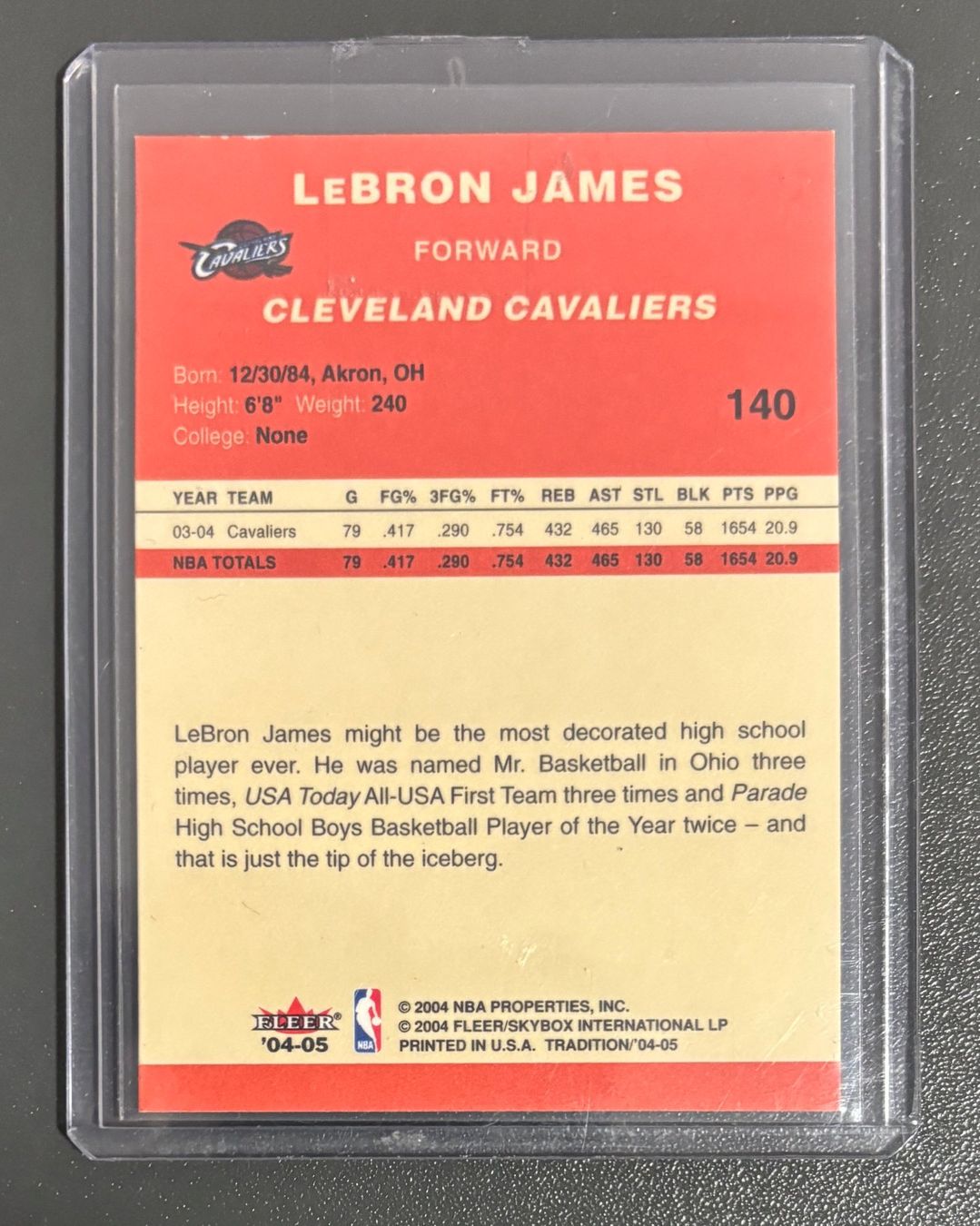 Cartoline: NBA Lebron James 2004-05 2nd Year Fleer Tradition Card – Nuovo (secondo la descrizione) da Muri b. Bern venduto da winningloser 1