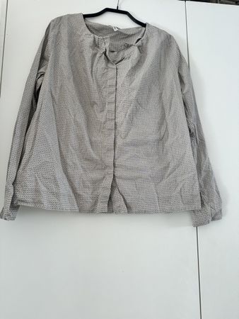 Sophie Bluse Gr.48, grau gemustert, Herbst Sale!