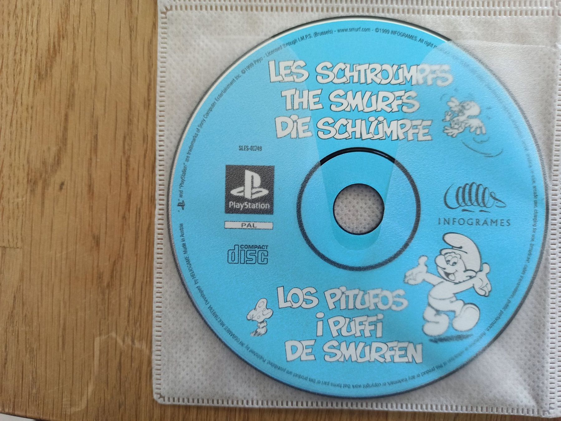Spiele: Die Schlümpe / The Smurfs  PS1 - Disc – Gebraucht aus Oberweningen von mar_87mx