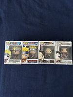 Lot de 4 Funko Pop Anime  Naruto, One Piece,Attack on Titan