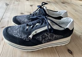 Damenschuhe dunkelblau Grösse 6.5, Waldläufer