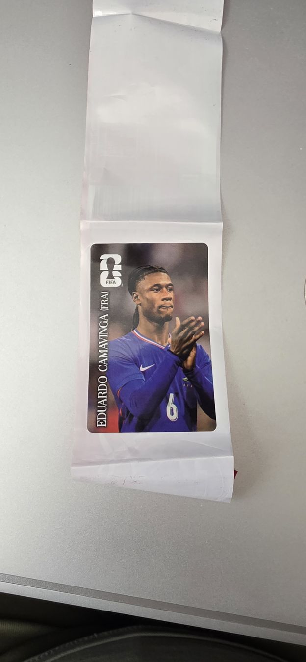 Panini Carte collezionabili: Eduardo Camavinga Coca-Cola Panini WM26 – Nuovo e nell'imballaggio originale da Zürich venduto da Alibaba1234
