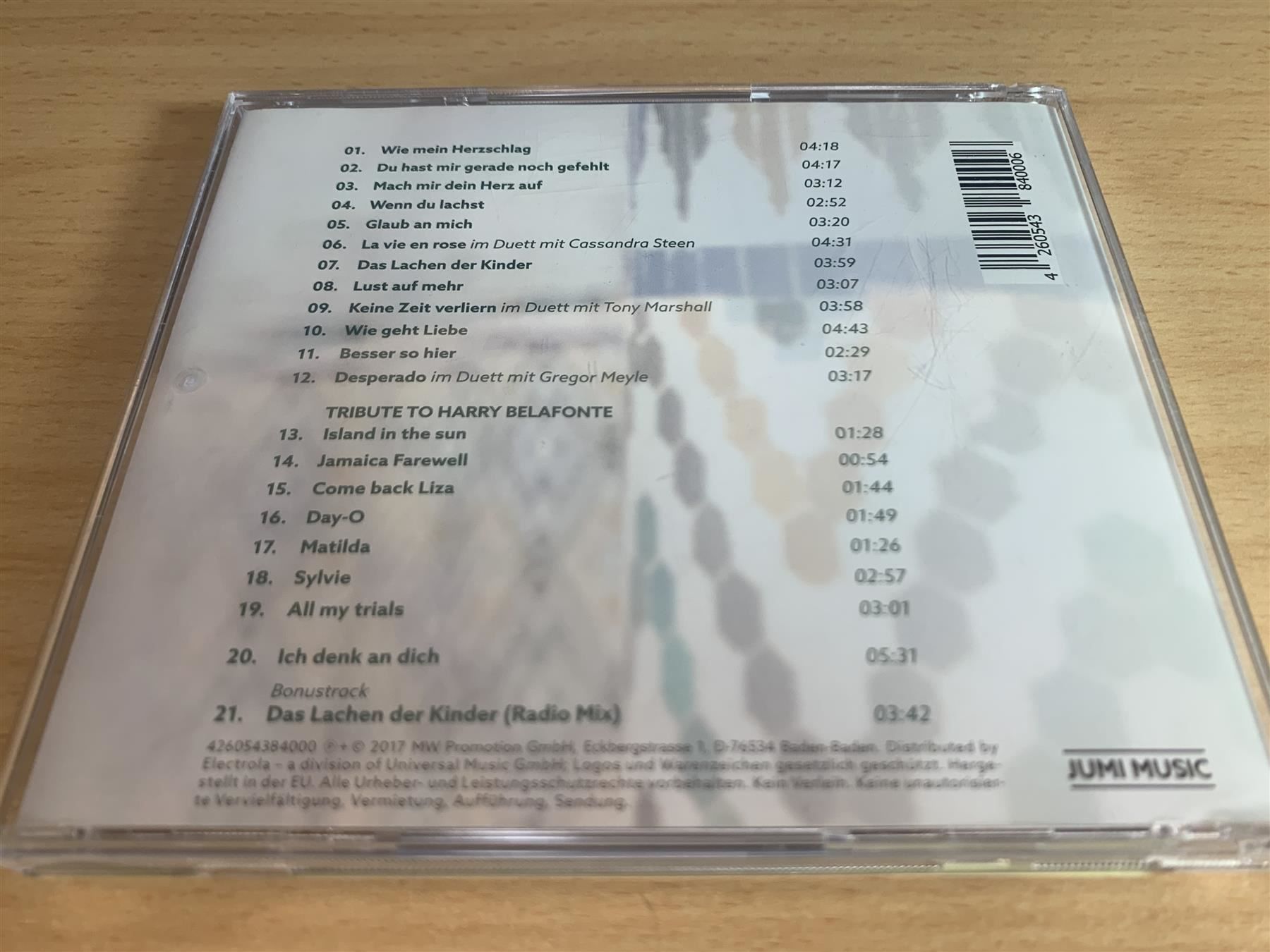CD: Marc Marshall  - Herzschlag – Usato da Rikon im Tösstal venduto da Alpenmutz 1