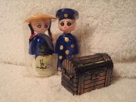 Jetzt = 12.- Fr. !!❗2x Püppchen & Truhe zum Öffnen !! - Pst.