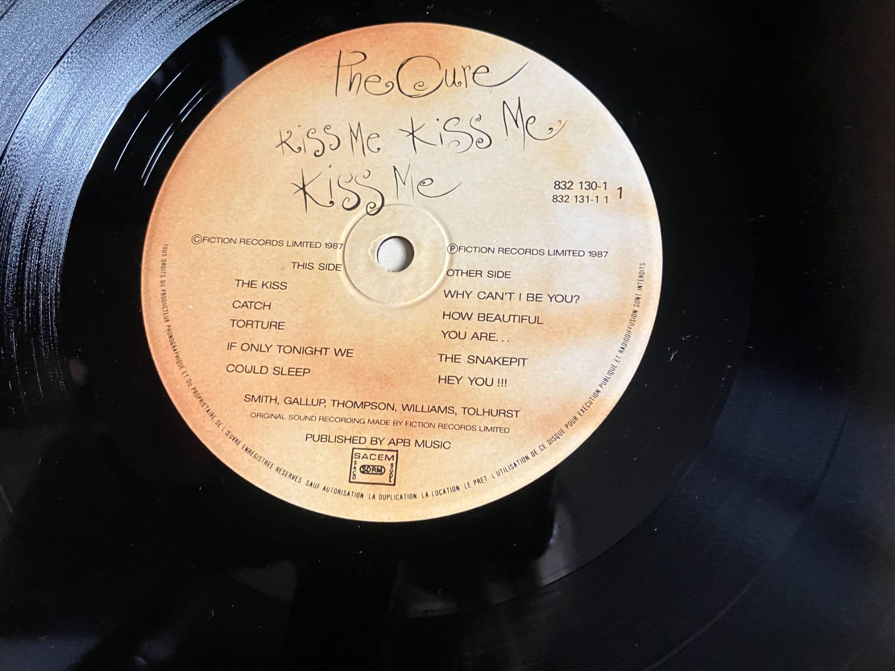 Dischi in vinile: The Cure – Usato da Aarwangen venduto da Jukebox3 6