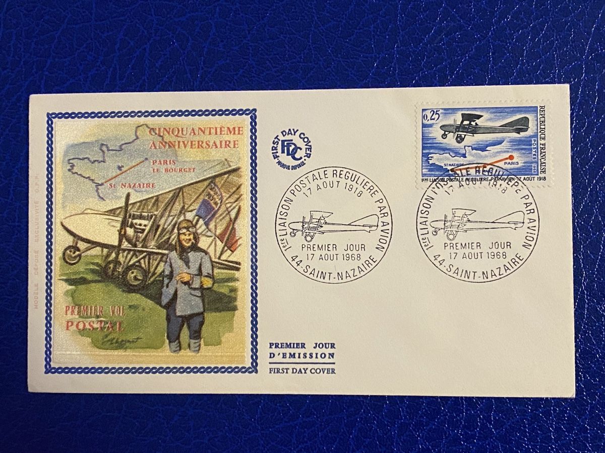 Alle Briefmarken: 3 FDC thème aviation - France – Gebraucht aus Petit-Lancy von Solcarm 1