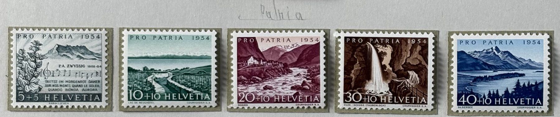 Tutti i francobolli: LOT NEUE SCHWEIZER BRIEFMARKEN 1954 – Nuovo (secondo la descrizione) da Ostermundigen venduto da Heavenmaus75 2