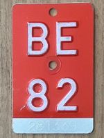 BE 82 - VELONUMMER - FAHRRADSCHILD - PLAQUE DE VELO - BE 82