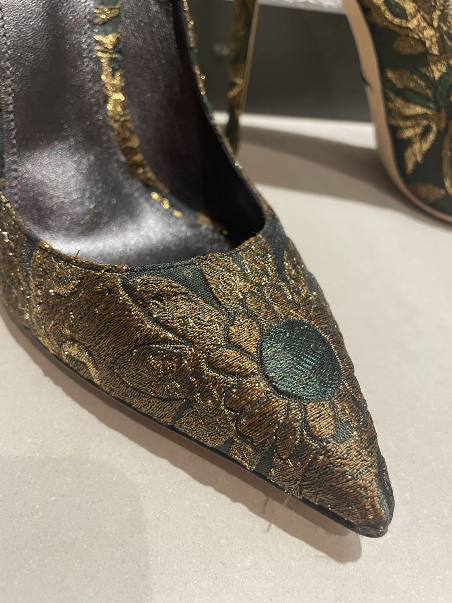 Dolce & Gabbana Scarpe da donna: Dolce & Gabbana heels, gold pattern, size 40 – Nuovo (secondo la descrizione) da Zürich venduto da Nat1978 1