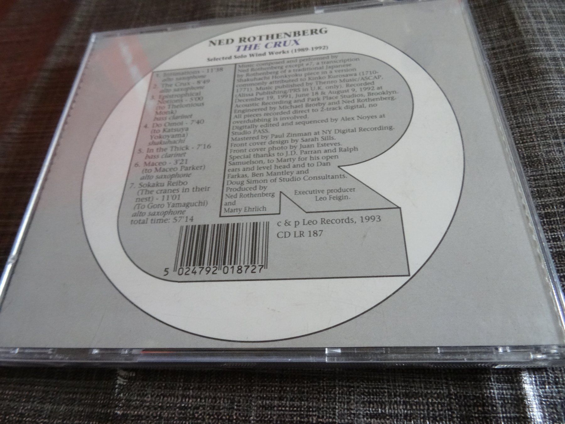 CDs: Ned Rothenberg - The Crux CD – Gebraucht aus Olten von Disc-Ausverkauf 1
