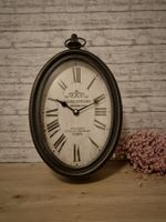 ovale Wanduhr Vintage